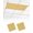 Ochre, Amber, Beige, variant on 1 Pack Fluorescent Light Cover for Ceiling Lights, Orange Yellow Striped Magnetic Classroom Light Filters 4x2 Feet, Farmhouse Stripes Modern Vintage Decorative Ceiling Shade Panel for Office