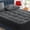 Grey, variant on Queen Size Mattress Pad - Extra Thick and Cool Mattress Cover for Back Pain Relief - Soft Mattress Protector with Pillow Top, 8-21 Inch Deep Pockets, Snowflake Alternative Filling