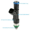 thumbnail image 3 of 6pcs 0280158119 Flow Matched Fuel Injector for Dodge Grand Caravan 2008-2010 for Jeep Wrangler 2007-2010, 3 of 6