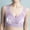 Purple, variant on Womens Bras Hot Diamond Lace Print Bralette No-Rim Vests Underwear Thin Side Collecting Breast Daily Bras
