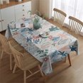 thumbnail image 2 of Pioneer Flower Floral Print Pattern Rectangle Tablecloth 60"x84",Waterproof Polyester Rectangle Table Cloth, Wipeable Spillproof Polyester Tablecloth for Dining, Camping, Indoor and Outdoor, 2 of 5