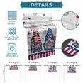 thumbnail image 6 of 4th of July Table Runner 72 Inches, Red Blue Gnomes Independence Day Stars Striped Bed Runner Dresser Scarves Tabletop for Indoor Outdoor Parties/Ceremony/Banquet, 14" x 72", 6 of 9