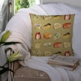 thumbnail image 3 of Carolines Treasures BB5199PW1414 Cheeses Fabric Decorative Pillow  14Hx14W multicolor, 3 of 4