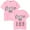 Pink, variant on Bktherula T-shirt Trendy And Fashionable Round Neck Hip-hop Short Sleeved Personalized Printed Cool T-shirt