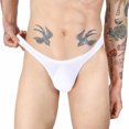 thumbnail image 2 of Tanga grande para hombre, súper sexy, ultrafina, transpirable, cómoda, de una pieza, sin costuras, de seda de hielo, 2 of 5