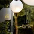 thumbnail image 5 of Outsunny String Light Poles, 10' Steel Light Poles for Outside, 4 Pack, 5 of 9