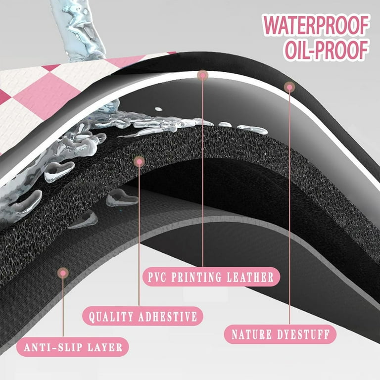 LEEVAN Kitchen Rugs Non Slip, Cushioned Kitchen Floor Mats