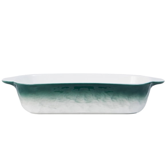 Ceramic Baking Dish Roasting Lasagna Pan Rectangular Dish Bakeware Handle Pan