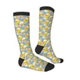 thumbnail image 4 of Lsque Colorful Rubber Duck 1 Printed Crew Socks Men's Women's LightWeight Thin Casual Calf Socks ,Knee High Socks,Cotton Socks, 4 of 9