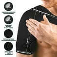 thumbnail image 4 of StabilityPro Adjustable Shoulder Brace Support Lightweight Neoprene, Black, 4 of 5