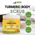 thumbnail image 3 of AMVital Turmeric Body Scrub - Organic Facial Exfoliator for Acne, Dark Spots, and Smooth Skin, 3 of 7