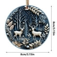 thumbnail image 6 of Nmdmisc Christmas Tree Decorations Christmas Hanging Ornament Christmas Tree Round Decoration Christmas Tree Hanging Pendants for Family Colleagues Friend,3.15", 6 of 7