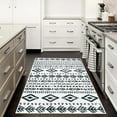 thumbnail image 2 of Moynesa 4'x6' Boho Moroccan Living Room Rug 4x6ft,Washable Black White Rugs for Bedroom Non-Slip,Low-Pile Soft Tribal Area Rug for Dining Room Playroom Entry Indoor Carpet, 2 of 7