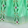 thumbnail image 5 of IBTOM CASTLE Princess Costumes Birthday Party Halloween Cosplay Dresses Up Clothes for Little Girls Child 4-5 Years Green, 5 of 7