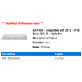 thumbnail image 2 of Air Filter - Compatible with 2012 - 2015 Scion iQ 1.3L 4-Cylinder 2013 2014, 2 of 2