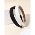 thumbnail image 2 of 2pcs Women's Simple Solid Color Hairbands For Daily Wear, 2 of 5