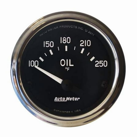 AutoMeter 201018 Cobra Air-Core Oil Temperature Gauge,2-1/16 Inch