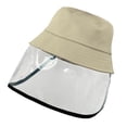 thumbnail image 4 of Sombrero para para niños, sombrero anti-escupidas Cubierta a prueba de polvo Niños Niños Niñas Sombrero de Beige, 4 of 6