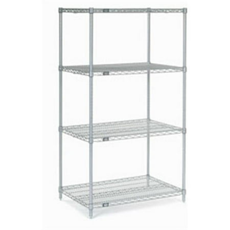 

Nexel Chrome Wire Shelving - Chrome - 48 x 36 x 63 in.