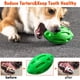 thumbnail image 5 of Pelota de goma resistente al desgaste antimordeduras para perros, juguete de rugby para perros, verde, 5 of 5