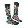 thumbnail image 3 of Balery Green Tropical Leaves Fun Novelty Socks Men'S Women'S Crew Socks Funny Crazy Novelty Socks Quirky And Cool Socks, 3 of 9