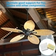 6 Sets of Ceiling Fan Blade Balancing Kit Fan Weight Balancing Kit Include SelfAdhesive Metal