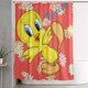 thumbnail image 1 of Cortina de ducha Tweetybird con dibujos animados, cortinas de ducha para baño con 12 ganchos, impermeable, lavable, poliéster, juego de decoración para el baño, 60 x 72 pulgadas, plástico, 1 of 8