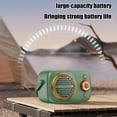 thumbnail image 4 of Green Portable Outdoor Bluetooth Speaker 5.3 Retro Mini Design High Volume Creative Wireless Subwoofer With Card Slot And Usb Playback Green Excluded, 4 of 7