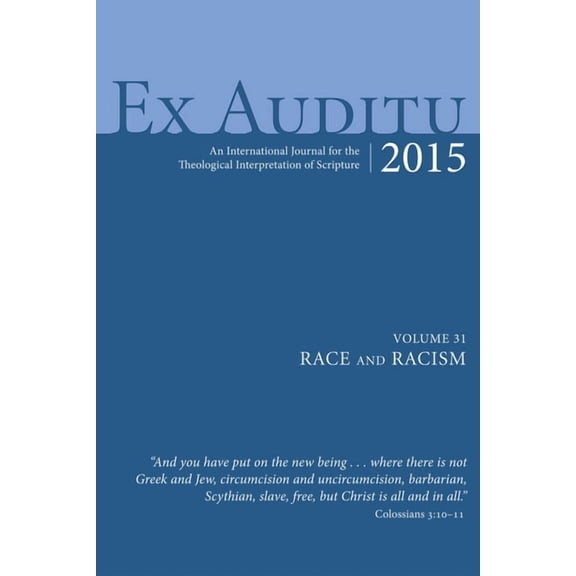 Ex Auditu: Ex Auditu - Volume 31 (Hardcover)