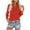 Red, variant on FAHXNVB Womens Tops 3/4 Length Sleeve Summer V Neck Shirts Loose Fit Casual Floral Printed Basic Tunic Tops Blouse 2025