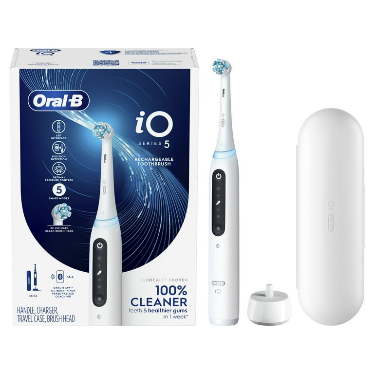 Oral-B iO Series 6 5 ホワイト Oral-B iO Series 5 Electric Toothbrush with Brush Head - Ultimate