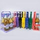 thumbnail image 2 of Portabebidas de Plástico Plegable con 4 Orificios, Portabebidas Reutilizable con Asa Portabebidas Portátil Rosa, 2 of 5