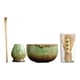 thumbnail image 3 of Matcha Tea Set Matcha Bowl con Spout, Batcher Supporter, Matcha Wathisk para del té Cerámica Kit Matcha Ceremony Kit 4 piezas verdes, 3 of 9