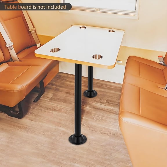 29" Aluminum Alloy RV Table Legs - 2-Piece Set with Mounting Hardware