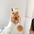 thumbnail image 2 of Apply to iPhone 14 Pro Case Kawaii Phone Cases,Cute Cartoon Bear Phone Case with Keychain Teddy Bear Phone Case 3DSoft Silicone Shockproof Protective Case for iPhone 14 Pro Women Girls, 2 of 14