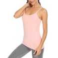 thumbnail image 2 of Txlixc - Camiseta sin mangas básica para mujer, con tirantes finos, camisetas interiores ajustables para yoga Txlixc Moda, 2 of 7