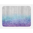 thumbnail image 1 of Garden Bath Mat, Dreamy Abstract Garden Perennial Petals Branches in Pastel Colors Artwork Print, Non-Slip Plush Mat Bathroom Kitchen Laundry Room Decor, 29.5 X 17.5 Inches, Lavender Blue, Ambesonne, 1 of 2