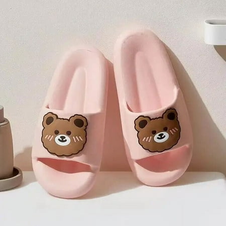 

New Sanrio New Platform Slippers Pochacco Cinnamoroll Anime Cartoon Minimalist Home Soft Soled Bathroom Anti-slip Sandals Gift
