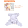 thumbnail image 3 of Reusable Baby Swim Diapers, Adjustable Diaper Swim for Toddlers 6 Months - 3 Years Old, 2 Pack for Swimming Lessons (Elephant, Blue dot Pattern), 3 of 5