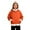 Orange, variant on Teen Girls Hoodie Kids Pink Hooded Long Sleeve Lightweight Pullover Tops Loose Sweatshirt Fall Clothes Size 10-11 Years Girls Clothes