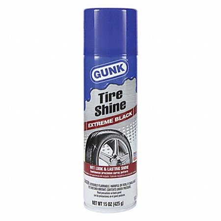 Gunk Tire Shine,15 oz.,Liquid,Clear TS15 TS15 ZO-G5061576
