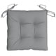 thumbnail image 2 of Juego de cojines para silla Benzara, 40 x 40 cm, gris, resistente al agua, 4 unidades, 2 of 5
