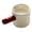 Red, variant on 7829 Contemporary Ceramic Liquid Measuring Cup Ideal For Coffee And Tea Preparation