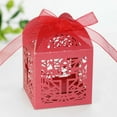 thumbnail image 7 of 50pcs Hollow Wedding Candy Box, Ice White Pearlescent Candy Box, Wedding Cross Chocolate Carton, 7 of 7