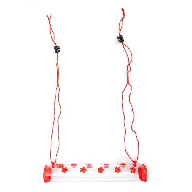 Herramienta de alimentación para pájaros, comedero para pájaros en forma de tubo de 30 cm/11,8 pulgadas, comedero para pájaros colgante, tubo alimentador para colibríes, eficiencia maximizada