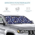 thumbnail image 2 of Bingfone Party Shark Cute Car Windshield Sunshade,Sun Foldable Sun Shield Sun Visor for Car - Medium, 2 of 8