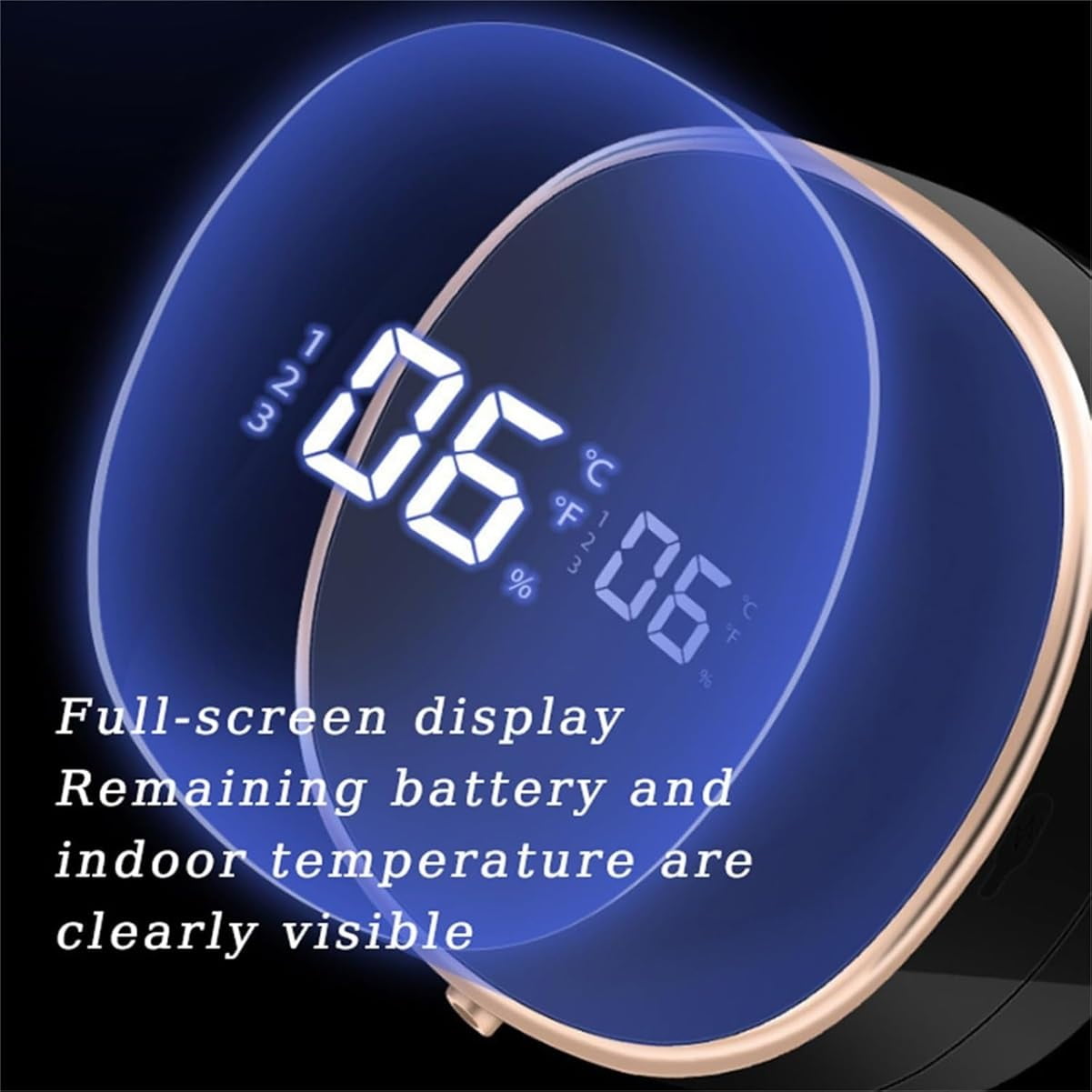 Soap Dispenser, Wall-Mounted Rechargeable Smart Sensor Soap Dispenser, Temperature Display Liquid Dispensers, Automatic Foam Hand Sanitizer Machine, Hand-Free, Touchless