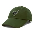 thumbnail image 4 of DALIX Black Cat Hat Womens Halloween Baseball Cap in Olive, 4 of 6