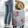 thumbnail image 2 of Pioneer Flower Floral Print Pattern Luggage Cover Fashion Suitcase Cover Baggage Covers Fit 25-28 Inch Luggage (Go Travel), 2 of 5