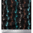 thumbnail image 1 of Soimoi polyester Crepe Fabric Clover Flower Print Sewing Fabric Yard 42 Inch Wide, 1 of 1